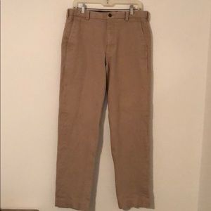 Brooks Brothers Clark Fit Khaki Dress Pants: 34x32